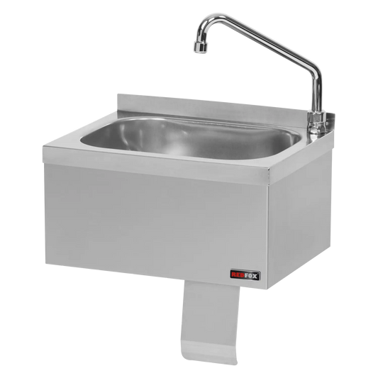 Sink stainless steel knee operated | REDFOX - UM 43 + KOB 3