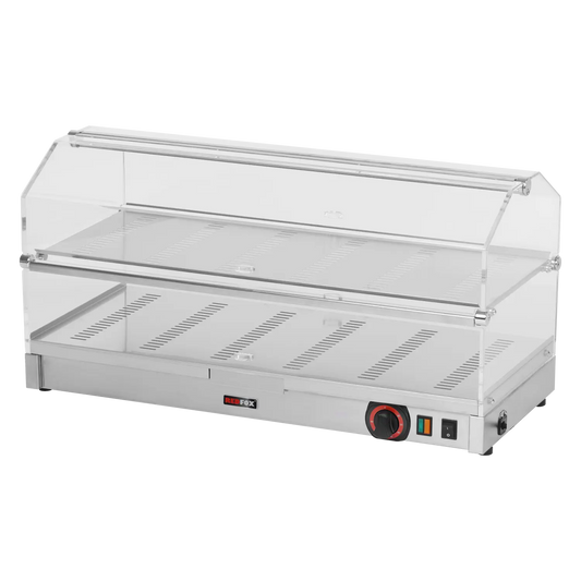 Display case heated 1x shelf 80x35 | REDFOX - VEC 820