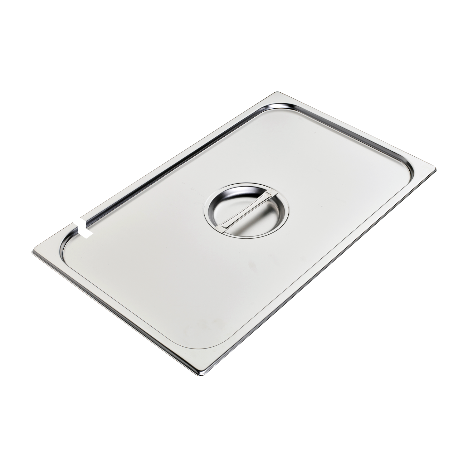 Lid GN 1/1 notched for spoon stainless steel | REDFOX - VGN 1/1 N