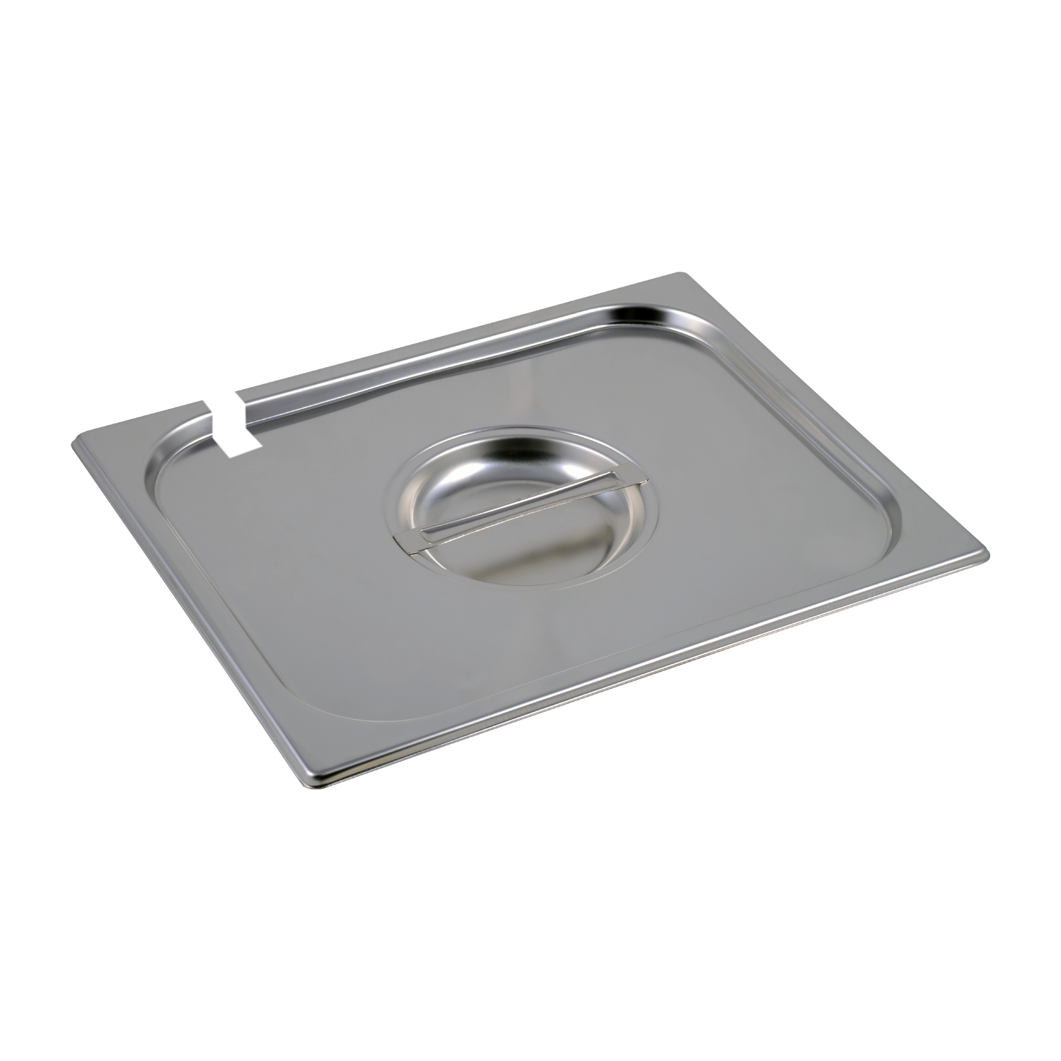 Lid GN 1/2 notched for spoon stainless steel | REDFOX - VGN 1/2 N