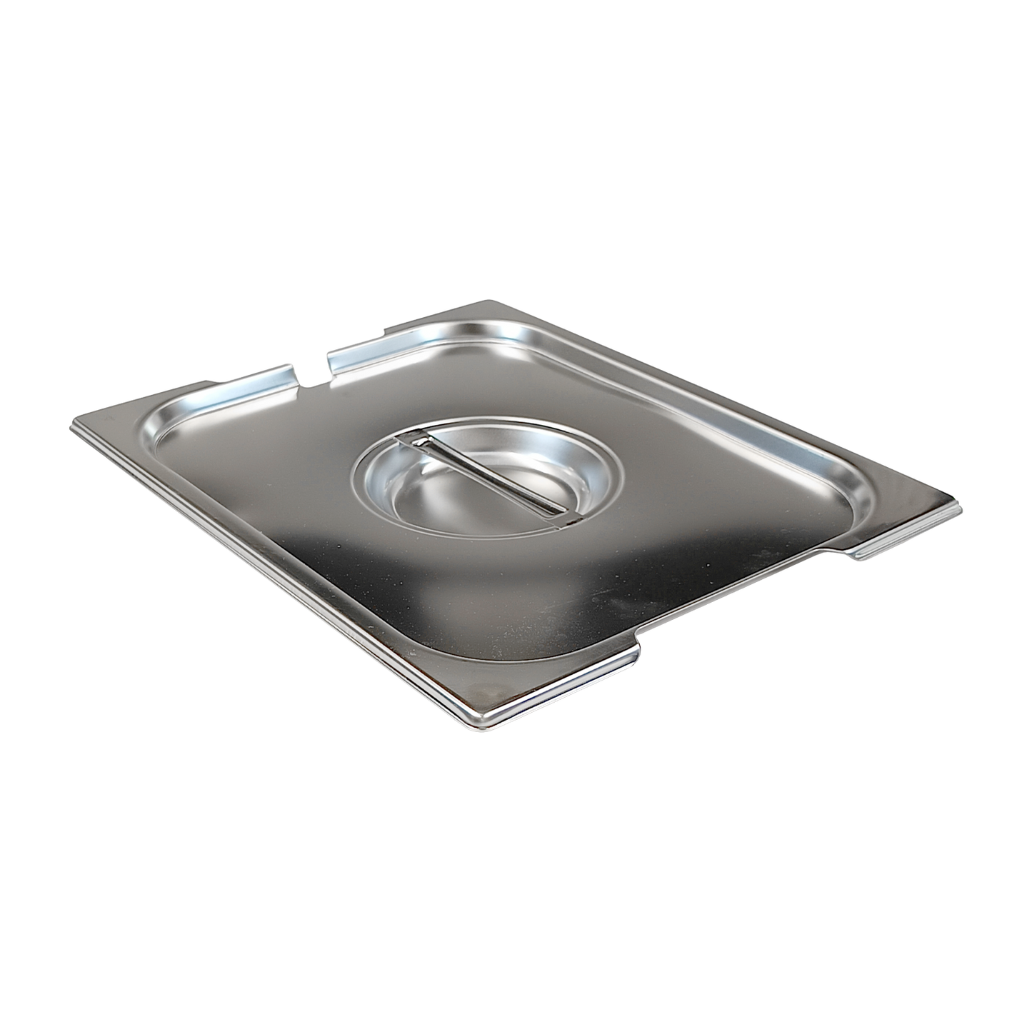 Lid GN 1/2 notched for spoon handles stainless steel | REDFOX - VGN 1/2 NU