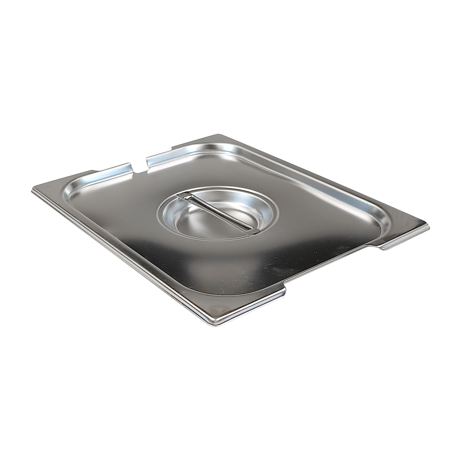Lid GN 1/2 notched for spoon handles stainless steel | REDFOX - VGN 1/2 NU