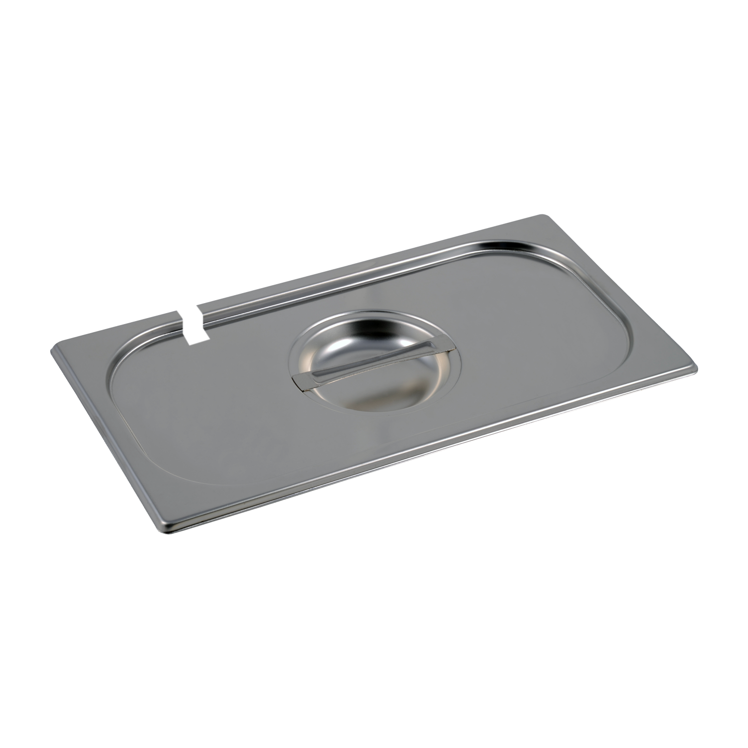 Lid GN 1/3 notched for spoon stainless steel | REDFOX - VGN 1/3 N