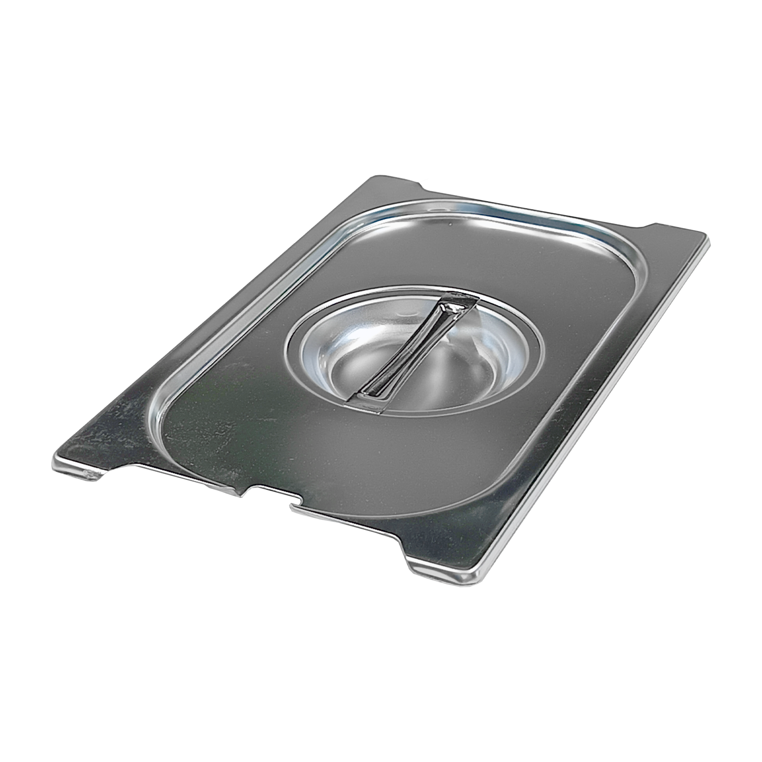Lid GN 1/4 notched for spoon handles stainless steel | REDFOX - VGN 1/4 NU