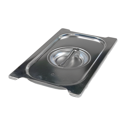 Lid GN 1/4 gasket handles stainless steel | REDFOX - VGN 1/4 SU