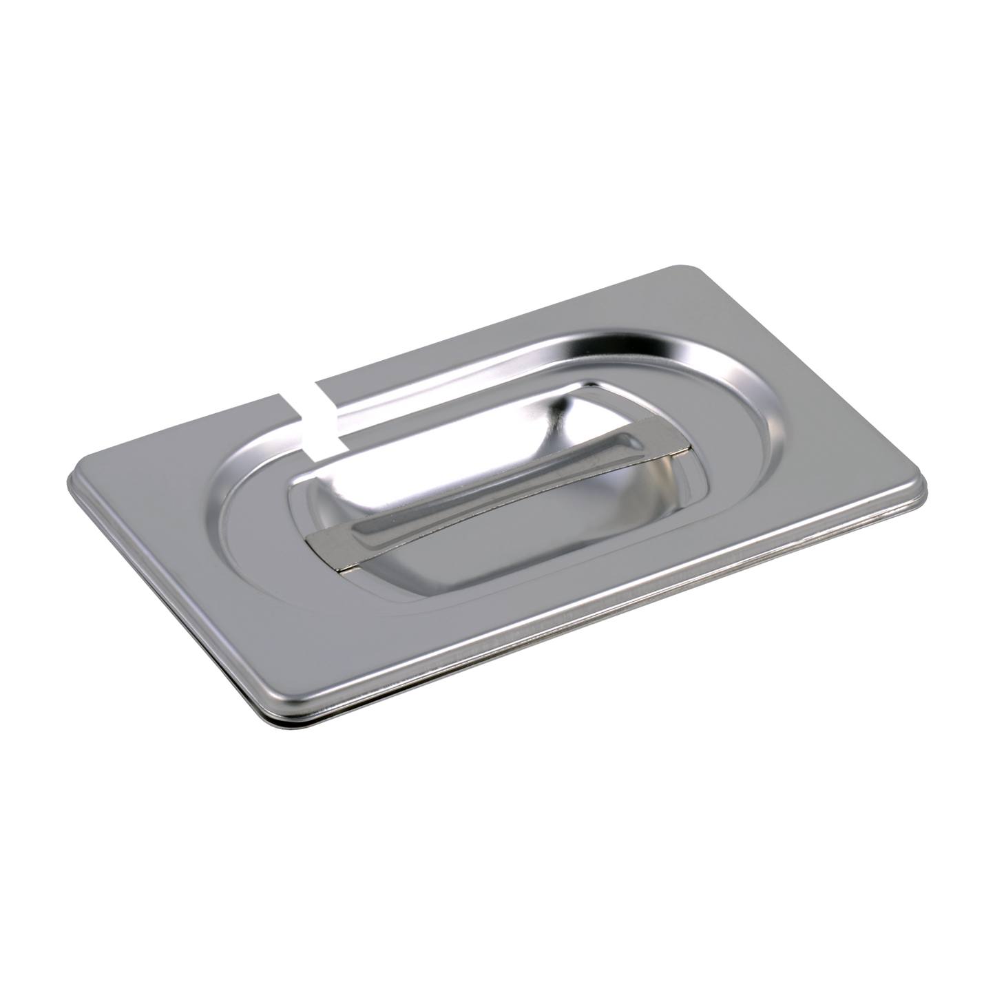 Lid GN 1/9 notched for spoon stainless steel | REDFOX - VGN 1/9 N