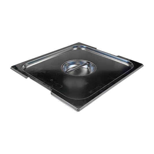 Lid GN 2/3 gasket handles stainless steel | REDFOX - VGN 2/3 SU