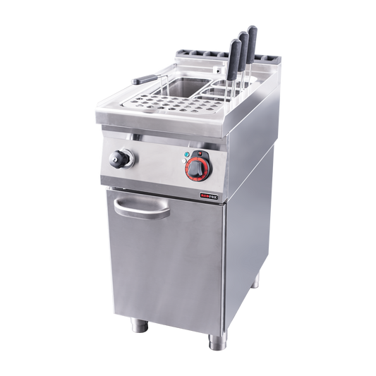 Pasta cooker electric 23 l with cabinet 400 V | REDFOX - VT 70/40 E