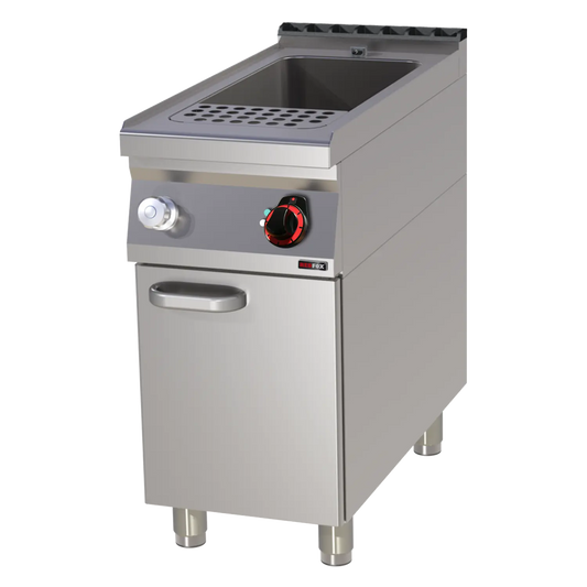Pasta cooker electric 33 l with cabinet 400 V | REDFOX - VT 90/40 E