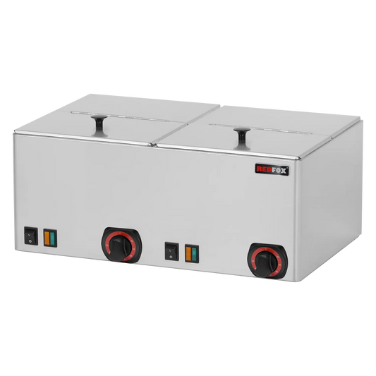 Sausage/vegetable steamer 2x GN 1/2 | REDFOX - WE 11