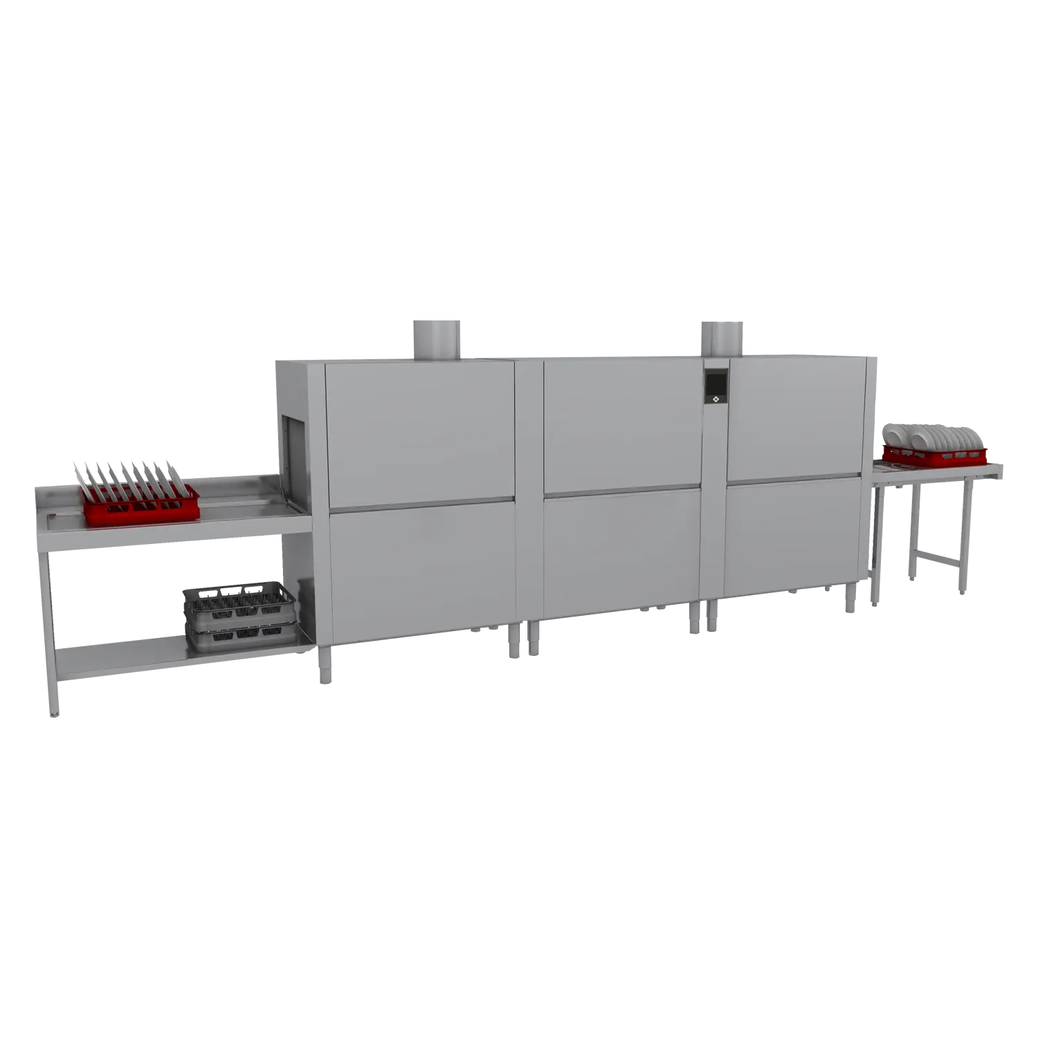 Rack conveyor dishwasher 270, cold water, right exit | RM - XT 270 R Y