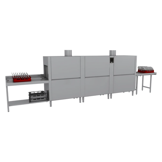 Rack conveyor dishwasher 270, cold water, right exit | RM - XT 270 R Y