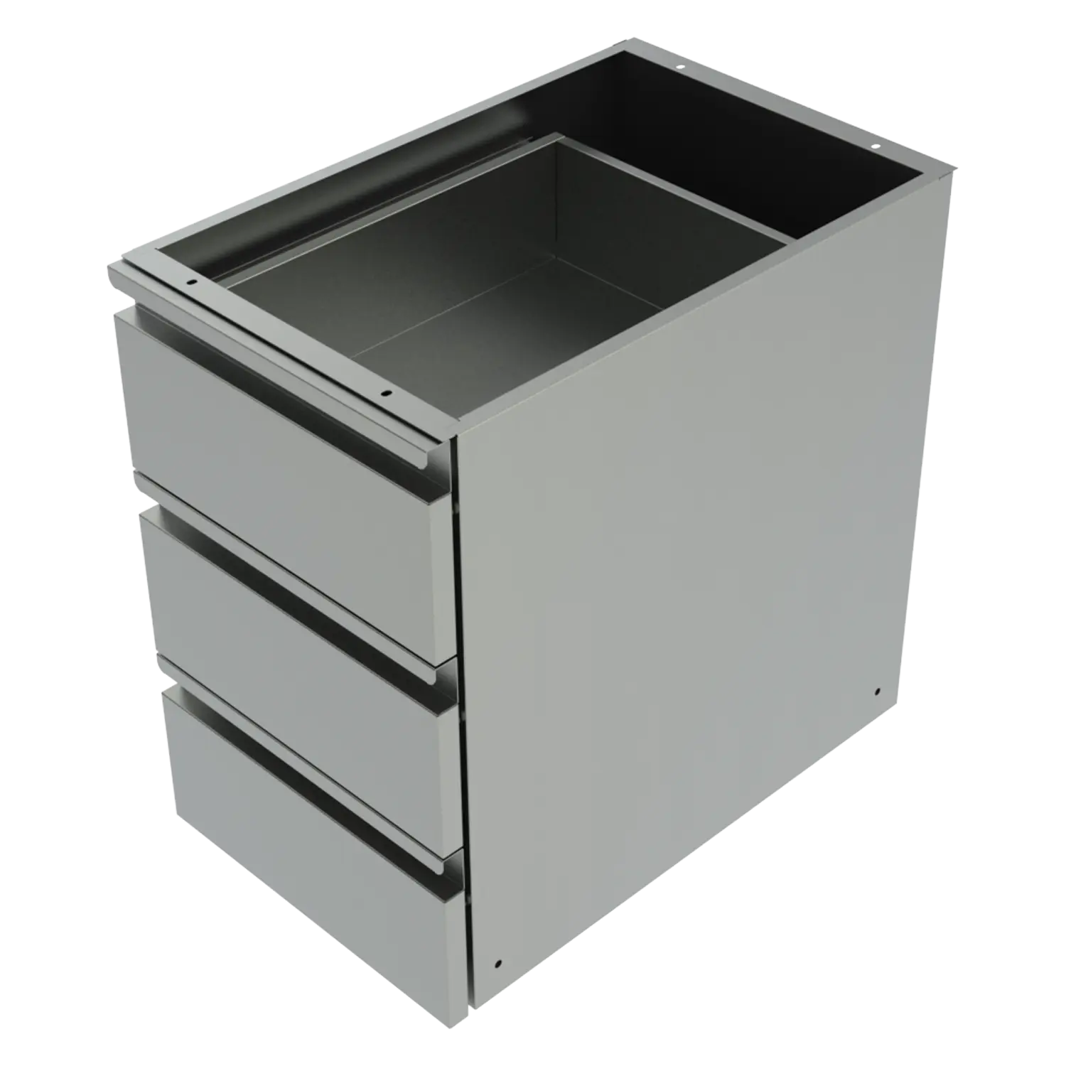 Drawer module for worktop table - 3x drawer | REDFOX - ZB