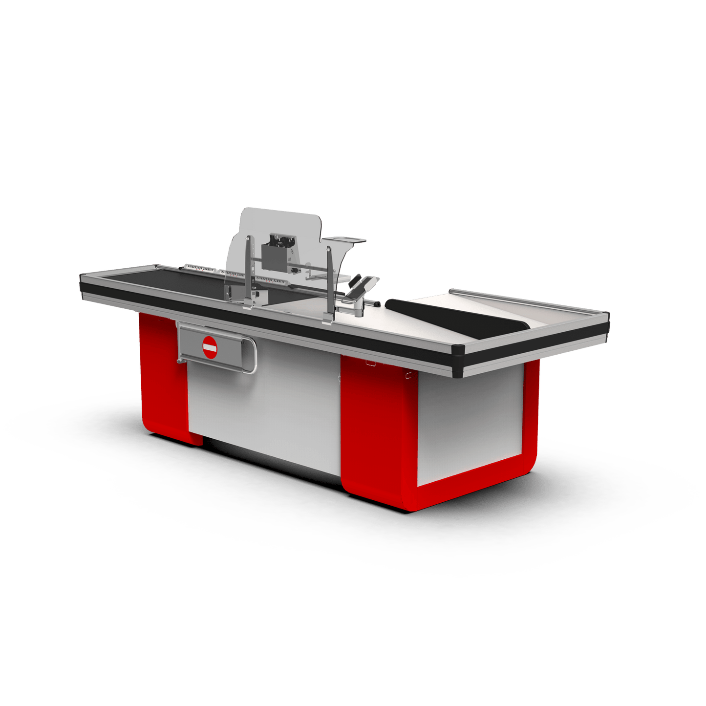 Quadra checkout counter line by Intrac