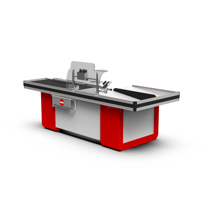 Quadra checkout counter line by Intrac