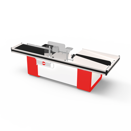Intrac Quadra NSCV checkout counter with cash drawer