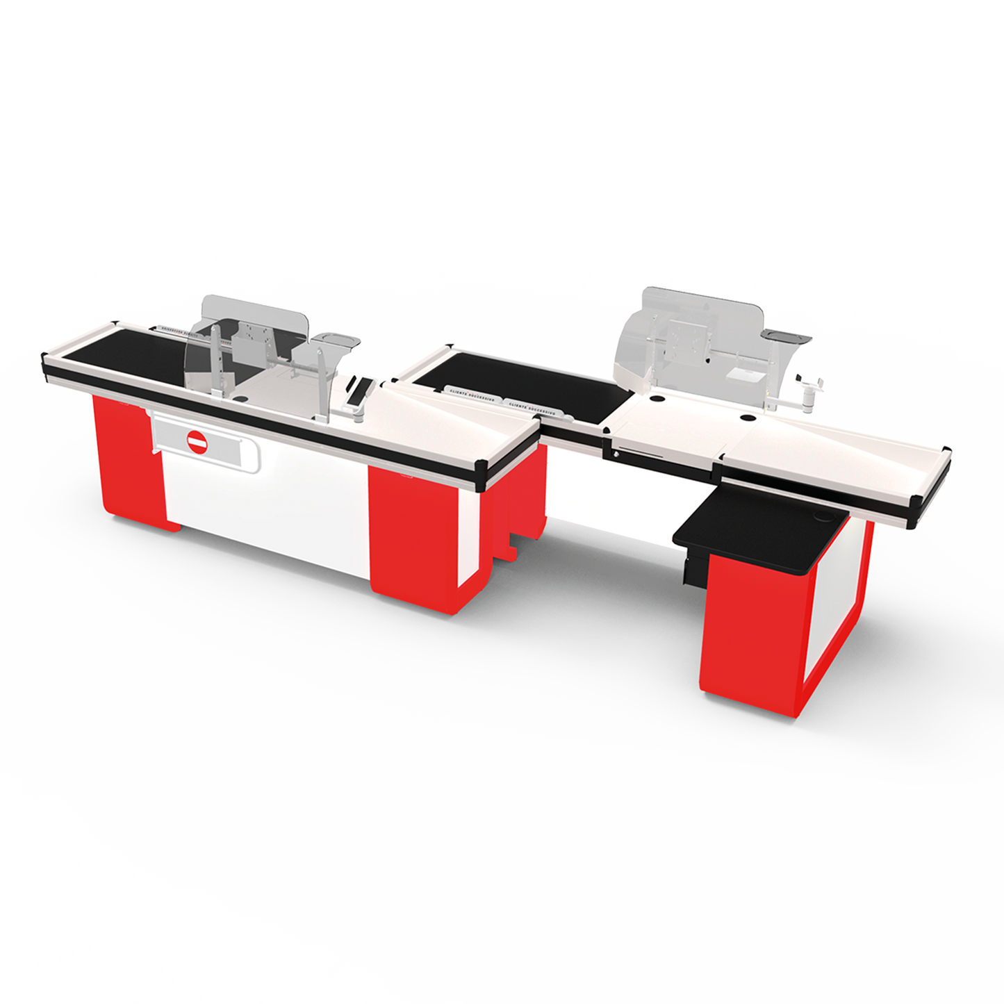 Intrac Quadra Tandem paired checkout counters