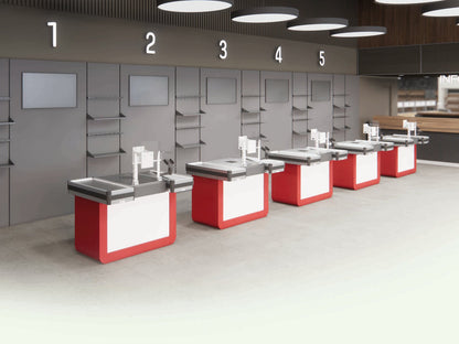 Intrac Rondò RDO-S checkout installed in a store