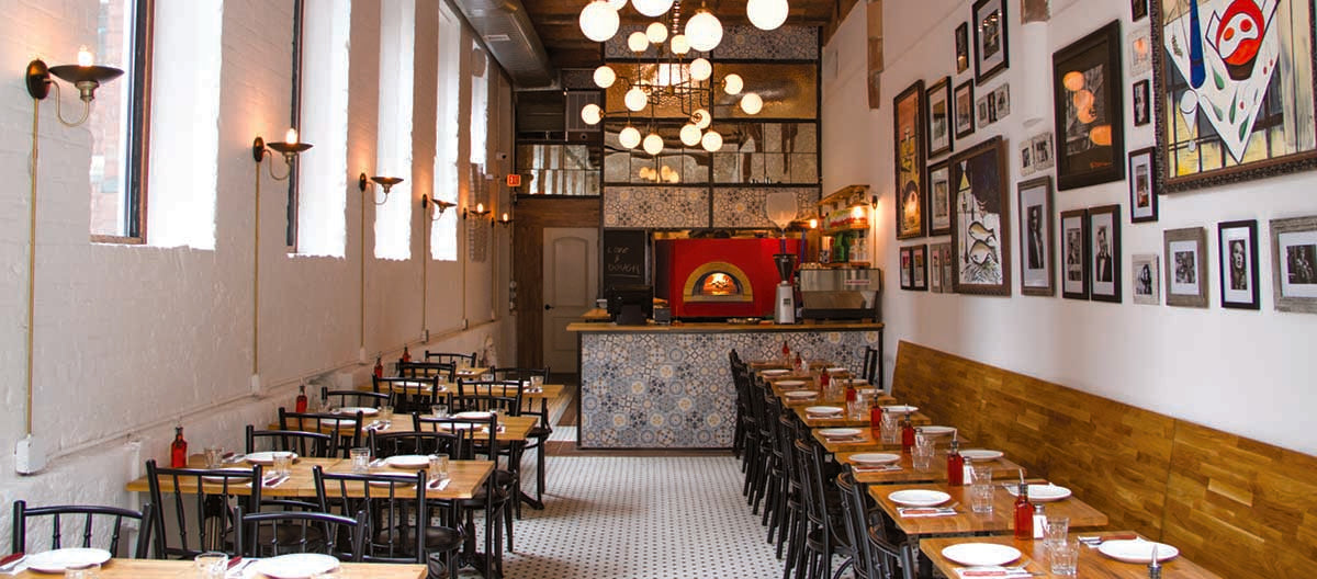 Pavesi Forni RPM 140/180 wood-fired oven installed in a US restaurant