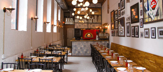 Pavesi Forni RPM 140/180 wood-fired oven installed in a US restaurant
