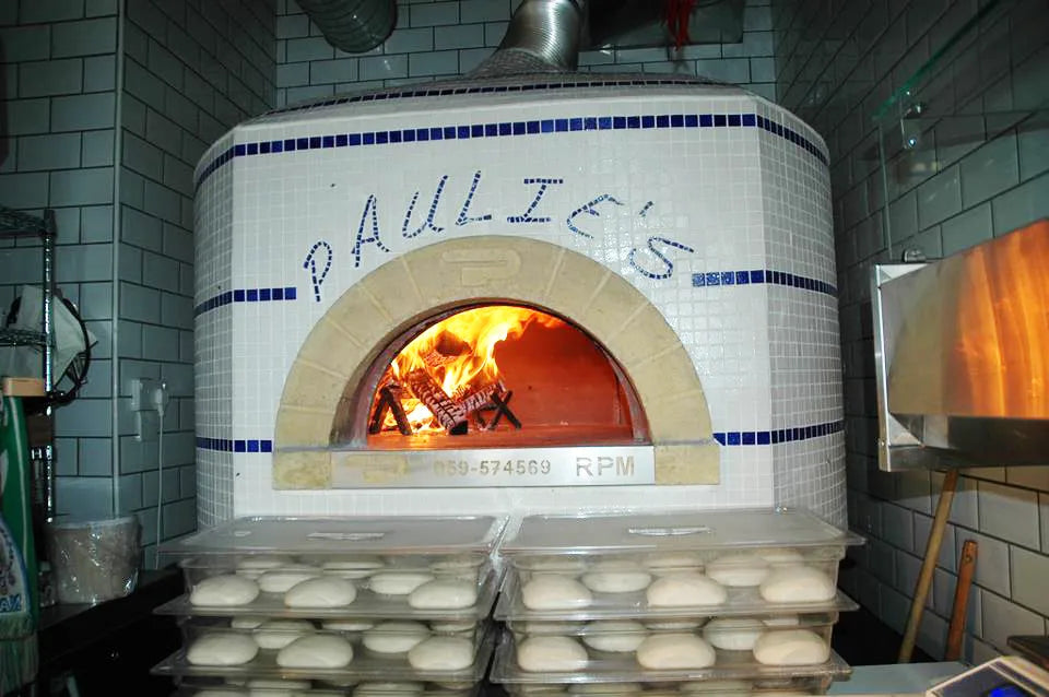Pavesi Forni RPM 120 wood-fired oven installed in a restaurant in Ireland