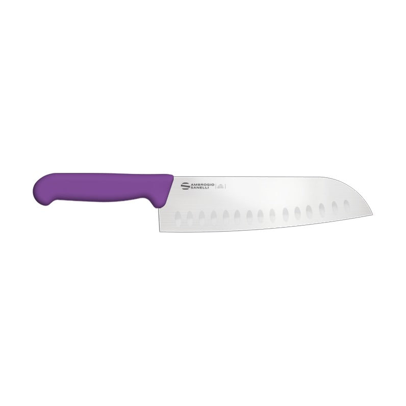 Supra Santoku Knife, Granton Edge SC50018P, 18 cm, Purple, product photo