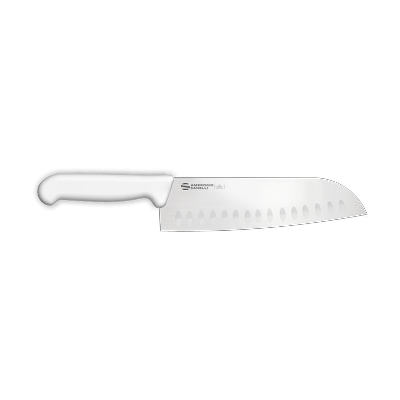 Supra Santoku Knife, Granton Edge SC50018W, 18 cm, White, product photo