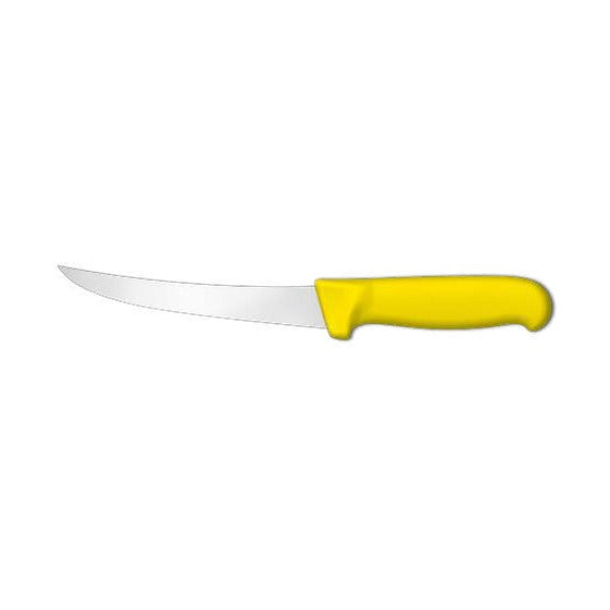 Supra Boning Knife, Curved Stiff Blade SD00015Y, 15 cm, Yellow, product photo
