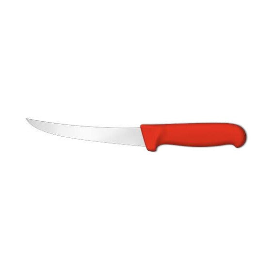 Supra Boning Knife, Curved Flexible Blade SD03015R, 15 cm, Red, product photo