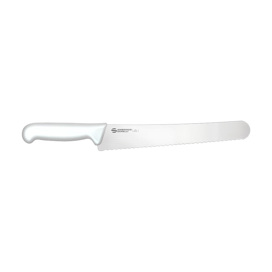 Supra Curved Baker Knife, Hard Serration SP62026W, 26 cm, White, product photo