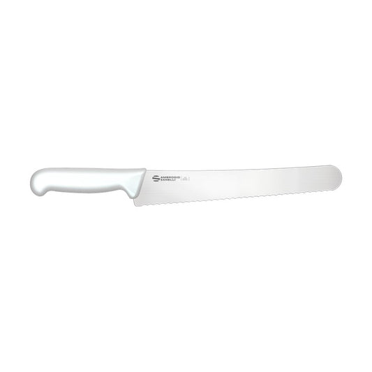 Supra Curved Baker Knife, Hard Serration SP62026W, 26 cm, White, product photo