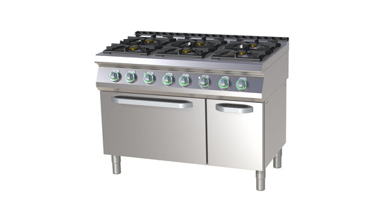 Cooking range gas with electric static oven | RM - SPST 7120B/21 GE