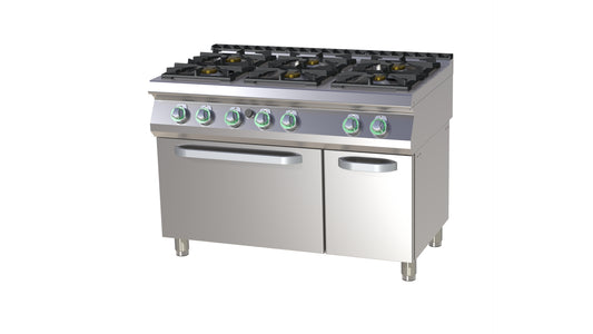 Cooking range gas with gas oven | RM - SPST 7120B/21 G