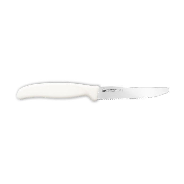 Supra Table Knife ST72S11W, Serrated, 11 cm, White, Pack 6, product photo