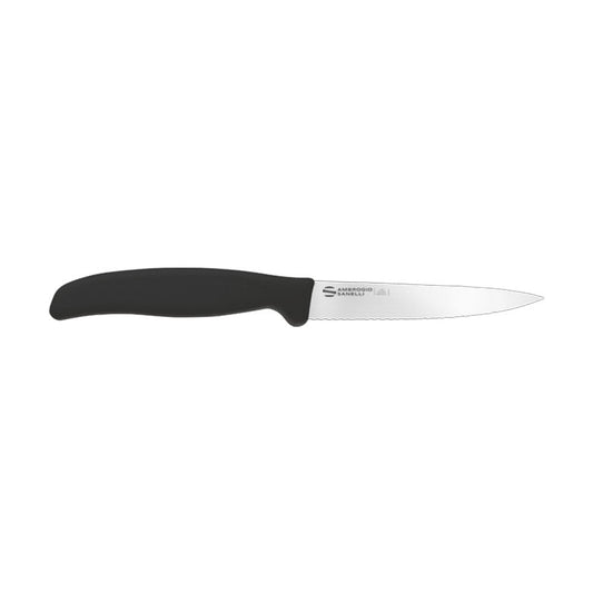 Supra Paring Knife, Serrated Edge ST84011B, 11 cm, Black, product photo