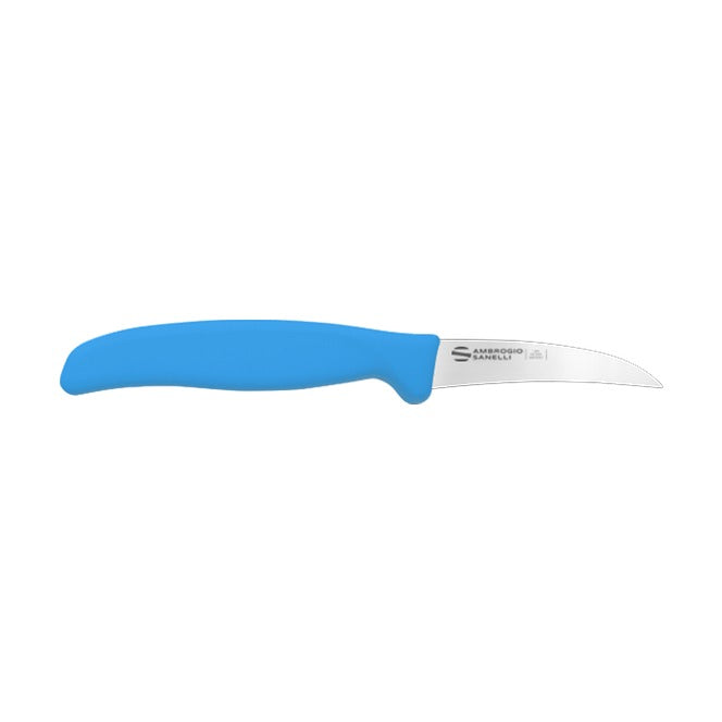 Supra Vegetable Knife, Curved Blade ST91007L, 7 cm, Blue, product photo