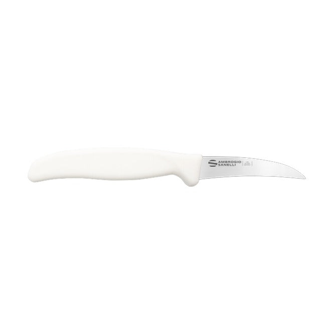 Supra Vegetable Knife, Curved Blade ST91007W, 7 cm, White, product photo