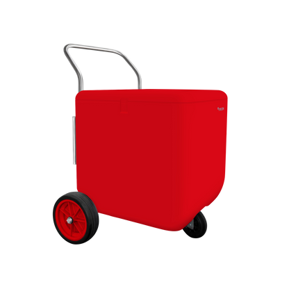 Fricon Street Cart Mobile Ice Cream Freezer, 90 L