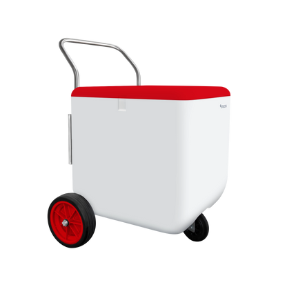 Fricon Street Cart Mobile Ice Cream Freezer, 90 L