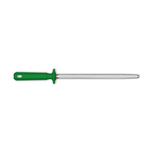 Supra Sharpening Steel, Round Chrome-Plated SY01030G, 30 cm, Green, product photo