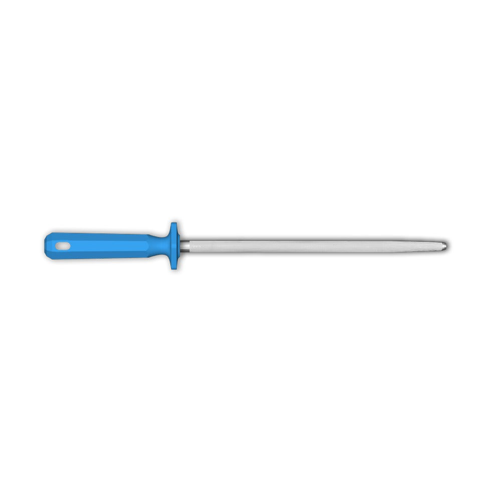 Supra Sharpening Steel, Round Chrome-Plated SY01030L, 30 cm, Blue, product photo