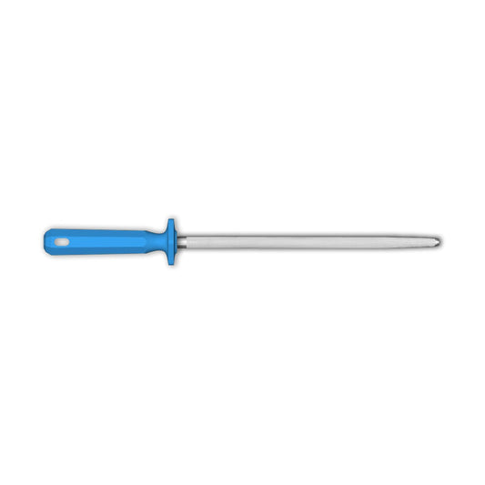 Supra Sharpening Steel, Round Chrome-Plated SY01030L, 30 cm, Blue, product photo