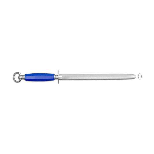 Supra Sharpening Steel, Oval Fine Cut SY63030L, 30 cm, Blue, product photo