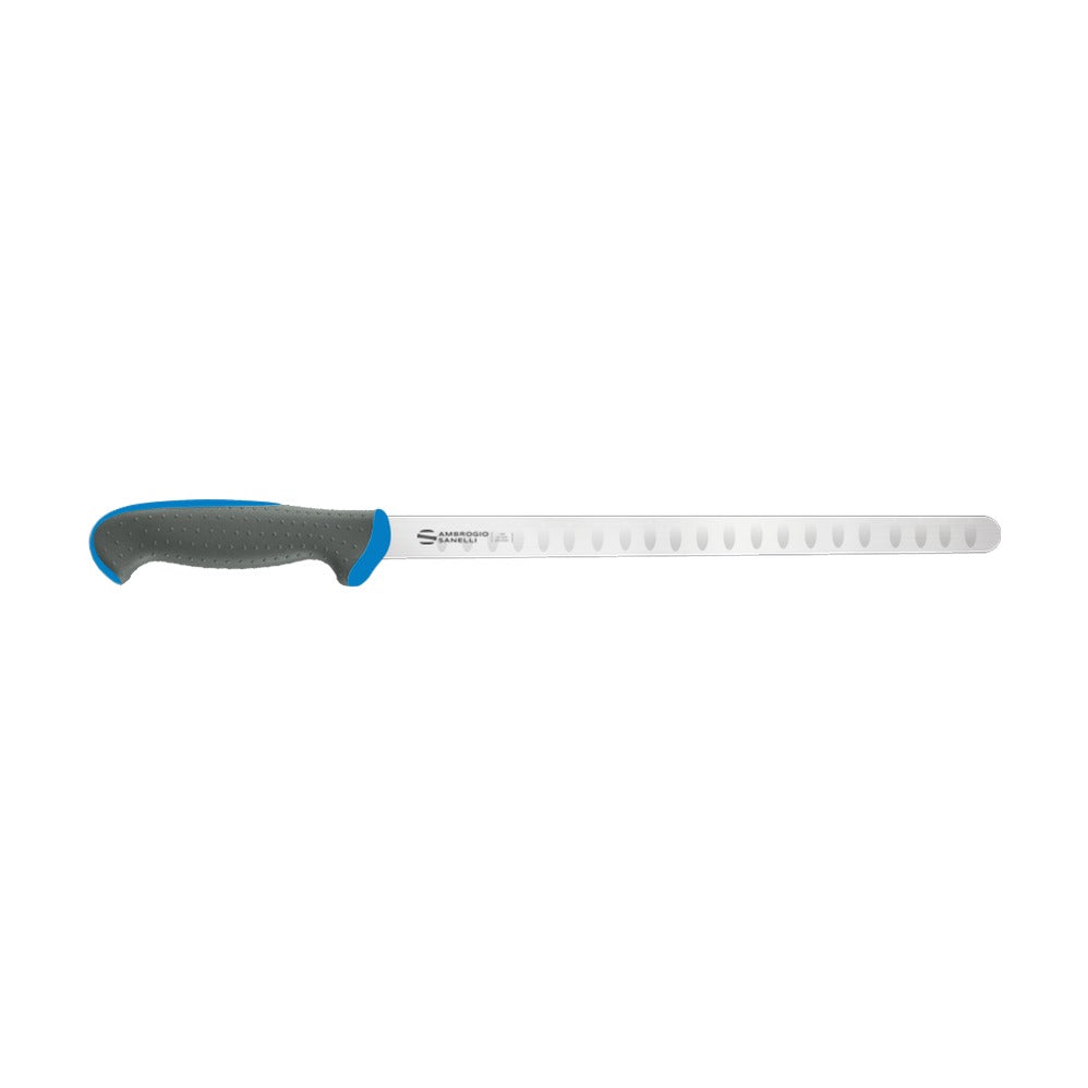 Tecna Salmon Slicer, Granton Edge TA56032L, 32 cm, Blue, product photo