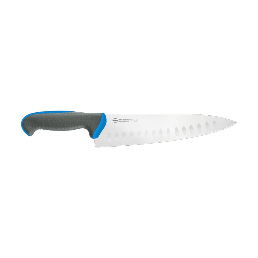 Tecna Chef's Knife, Granton Edge TC47024L, 24 cm, Blue, product photo
