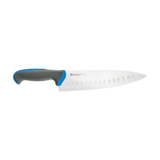 Tecna Chef's Knife, Granton Edge TC47024L, 24 cm, Blue, product photo