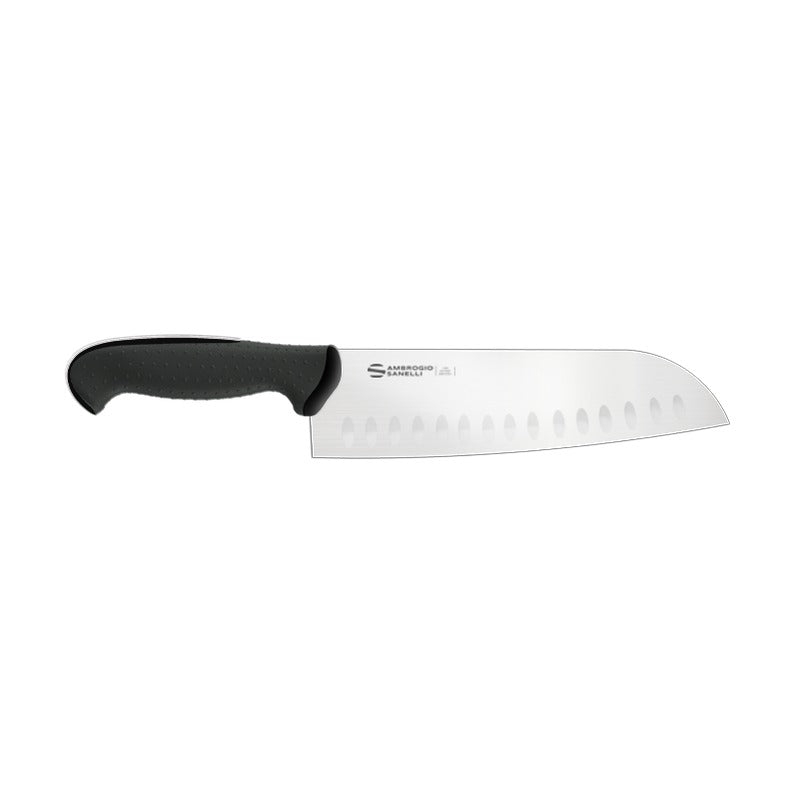 Tecna Santoku Knife, Granton Edge TC50018B, 18 cm, product photo