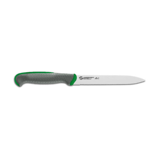 Tecna Multipurpose Knife, Microserrated Edge TT90014G, 14 cm, Green, product photo