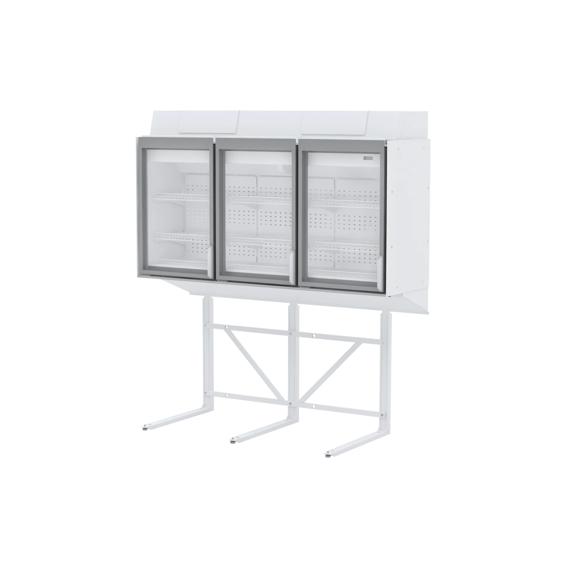 Fricon Upright Display Freezer UPD 2100 FV, 528 L, -24/-16°C