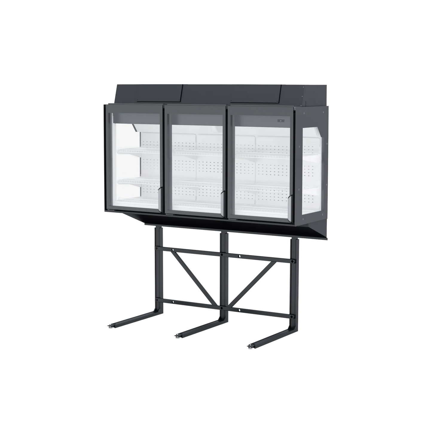 Fricon Upright Display Freezer UPD 2100 FV, 528 L, -24/-16°C